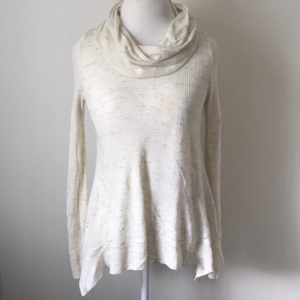 Sleeping on snow Anthropologie cowlneck sweater